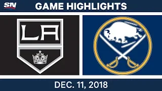 NHL Highlights | Kings vs. Sabres - Dec 11, 2018