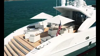 Luxury Yacht in Miami, FL. The 120-ft Tecnomar Super Yacht in Miami Beach