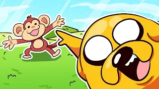 Jake The Dog Meets A Monkey