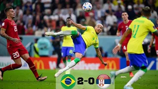 Brazil 2-0 Serbia | Vinicius jr, Richarlison Destroyed Serbia | World Cup 2022