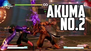 Akuma does more combination attacks in a video [TO THE MAX!!!]