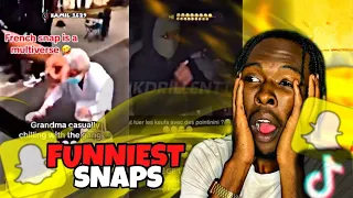 FUNNIEST French Snaps & TikToks | AMERICAN REACTS TO FRENCH RAP MEMES