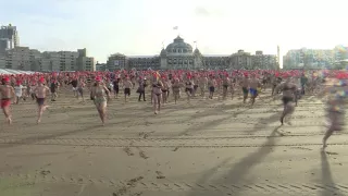 Thousands swim in North Sea for New Year