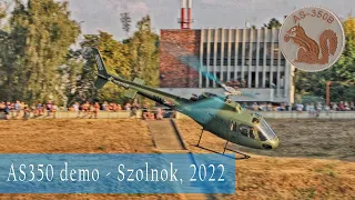 Hungarian Air Force, AS350 Écureuil demo - Szolnok, Hungary, 2022