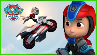 Moto Pups Rescues with Wild Cat! 🏍 - PAW Patrol - Cartoons for Kids Compilation