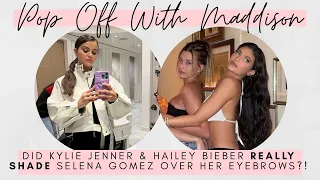 Kylie Jenner DENIES her and Hailey Bieber SHADED Selena Gomez during IG follower BATTLE | Pop Off 💬🍾