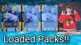 Opening Three(3)!! 2023-24 Upper Deck Series 1 Hockey Retail Blaster Box Break!!