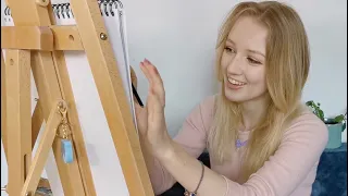 [ASMR] Drawing a portrait of you ✏️ ~ sketching, rambling