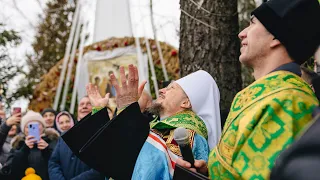 Празднование в честь блаженной Валентины Минской возглавил Митрополит Вениамин на месте ее упокоения