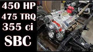 Chevy 355 Engine Build Part-1, Cam and Crank Install - 450 Hp Street Engine SBC | Full Install