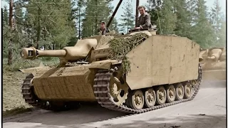 World war 2 - German tanks (Combat footage)