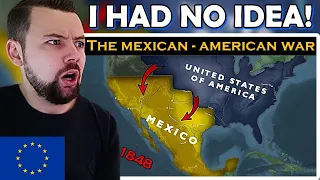 European Reacts: The Mexican-American War - Explained in 16 minutes