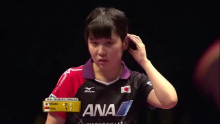 2016 Grand Finals (WS-R16) HIRANO Miu - FENG Tianwei [Full Match/HD]