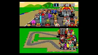 Increible carrera de SUPER MARIO KART de 101 jugadores | Amazing Racing