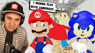 Sonic and Mario vs Playtime... (and Baldi)