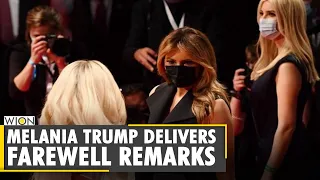 FLOTUS Melania Trump bids farewell, says 'violence will never be justified' | Donald Trump | US News