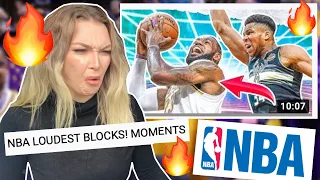 New Zealand Girl Reacts NBA's LOUDEST BLOCKS!!🔥 🙌🏼