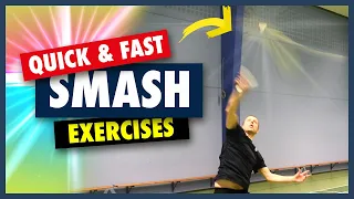 Badminton SMASH step by step - Quick & fast