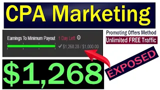CrakRevenue - $1,268 made from CPA MARKETING || FREE UNLIMITED TRAFFIC