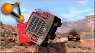 BeamNG Drive Trucks Vs Cars #11 - Insanegaz