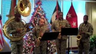 Army Materiel Command (AMC) Band performs "We Wish You a Merry Christmas"