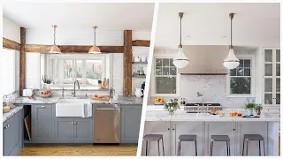 75 Kitchen With Marble Countertops And White Backsplash Design Ideas You'll Love 🟡