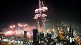 New Year fireworks 2015: Watch Dubai's dazzling display