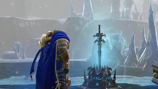 Warcraft 3 Reforged | Human Campaign | Chapter Nine Frostmourne | Arthas Killing Mal'Ganis Cinematic