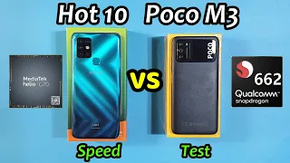 Poco M3 VS Infinix Hot 10 Speed Test!!!