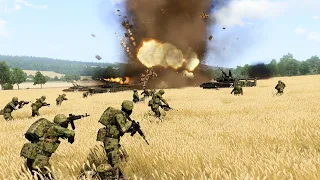 IT FINALLY HAPPENED! HIMARS Missiles Sent to Hell the Largest Chechen Division of Russia - ARMA 3