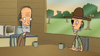 The Walking Dead cartoon parody