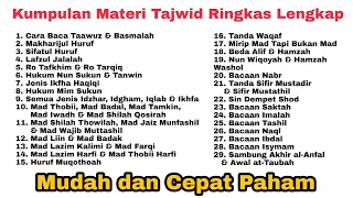 Ringkasan Belajar Tajwid Pemula + Belajar Tahsin Lengkap Untuk Pemula