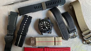 Strap options for the Tudor Black Bay Ceramic