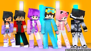 COUPLE DANCE | ZOEY, NICO, KC, ZANE, APHMAU | OHAYO DANCE | SUPERIDOL DANCE - Minecraft Animation