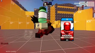 1v1ing a pro valorant player (roblox arsenal)