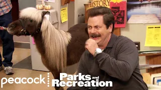Ron Loves Lil' Sebastian | Parks and Recreation