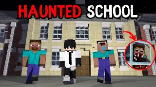 HAUNTED SCHOOL IN MINECRAFT HORROR STORY