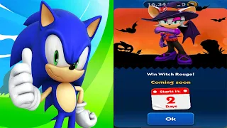 Sonic Dash - Wich Rouge New Character Event Coming Soon Halloween Update All 57 Characters Unlocked