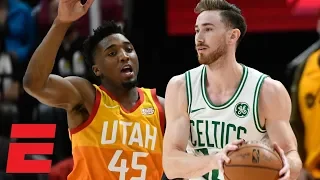 Gordon Hayward returns to Utah in Celtics' loss vs Jazz | NBA Highlights