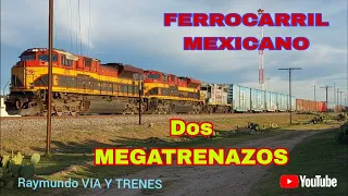 FERROCARRIL Mexicano-2 Trenes#Recorriendo LA#Línea-V.Desde Emiliano,Zapata, HIDALGO #méxico