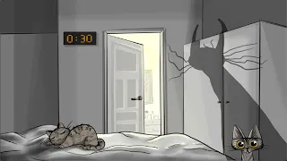 Don't sleep when they're hungry! Funny Cats | Lu&Bu :)
