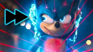 New Sonic The Hedgehog Trailer but every time Sonic is on screen the video gets faster