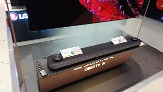 World 1st slim TV 4k LG Signature OLED TV