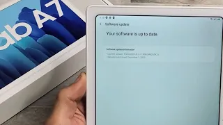 Galaxy Tab A7: How to Update System Software to Latest Version