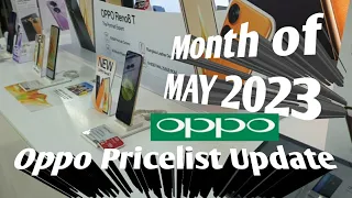 Oppo Pricelist Update Reno8,Reno8T5G,A785G,A96,A57,A17,A17k,Oppo Pad MAY 2023