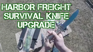 Upgrade Harbor Freight Survival Knife into Firestarter kit