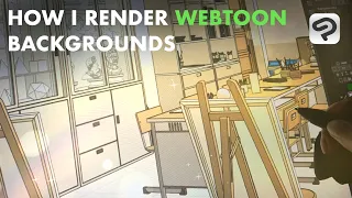 HOW I RENDER WEBTOON BACKGROUNDS