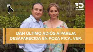 Dan último adiós a Emma y Santiago, pareja localizada sin vida en Poza Rica, Veracruz