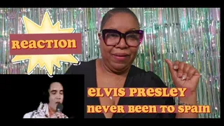 FIRST TIME - ELVIS PRESLEY- NEVER BEEN TO SPAIN 1972 HD - Old Skool Auntie reaction