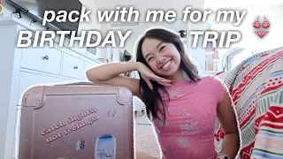 PACK WITH ME FOR MY BIRTHDAY TRIP | Vlogmas Day 7